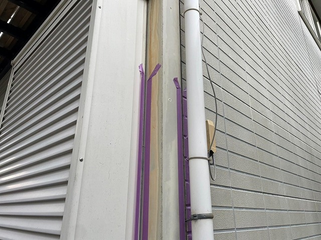 南都留郡富士河口湖町　屋根外壁塗装工事　軒天張替え　軒天塗装　シーリング工事